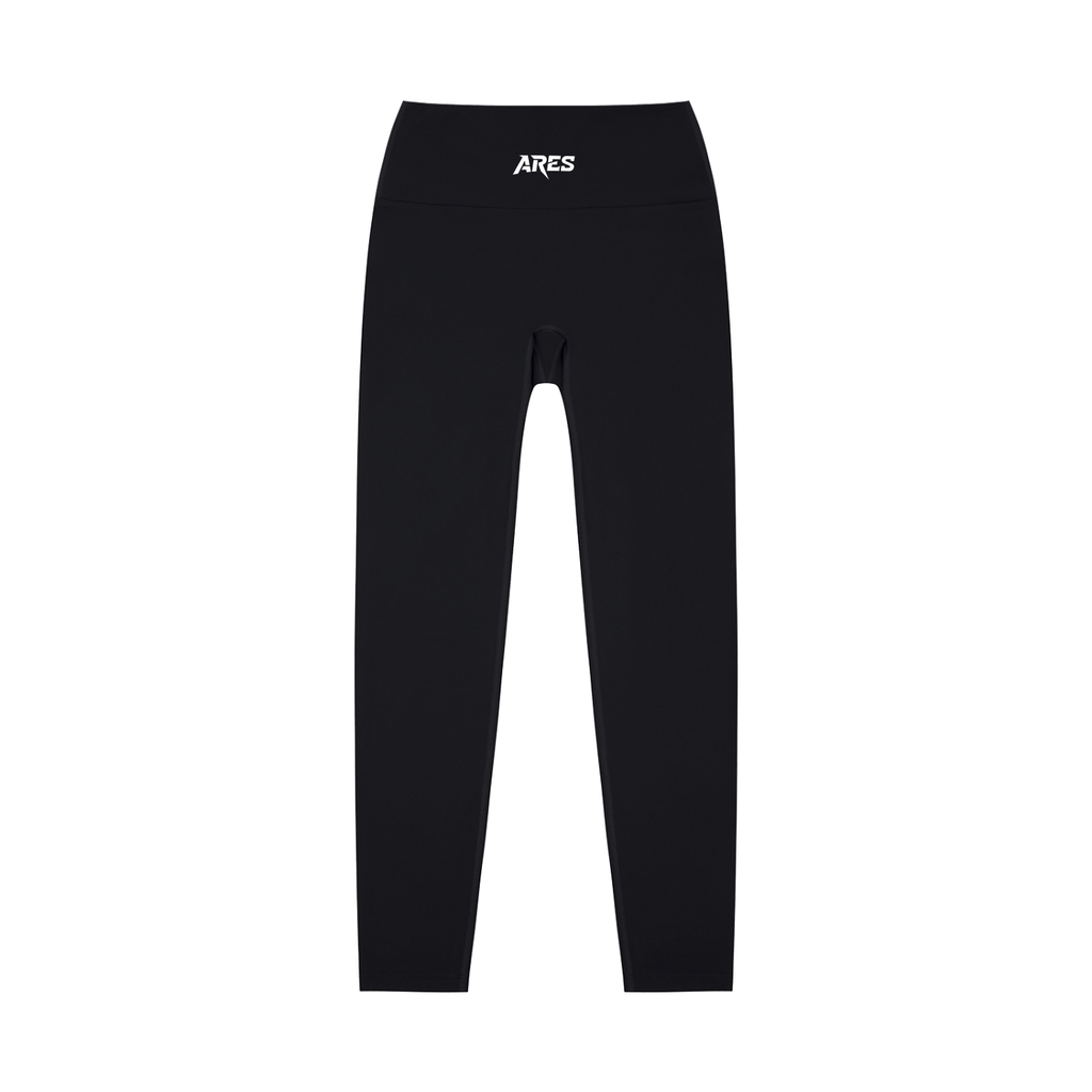 High-Waisted ARES Leggings BLACK
